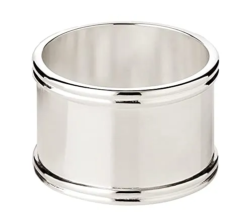 EDZARD Serviettenring Set Madrid, 6er Set, edel versilbert in silber von Edzard