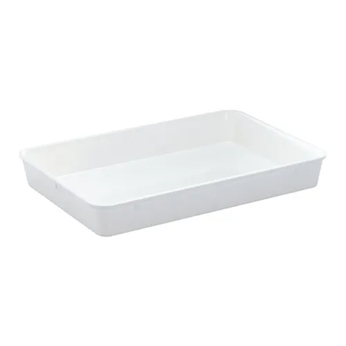 WACA GN Behälter Auslageschale aus Porzellan weißem Melamin 420mm - Tablett aus robustem Melamin, ideal für Gastronomie und Catering, langlebig und leicht zu reinigen.