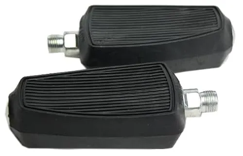 Citomerx Pedale Pedal Satz schwarz | Kompatibel mit Hercules MP MF HR Prima M GT GX Presto Pronto MX1 221 222 Jogging Hobby Rider HR