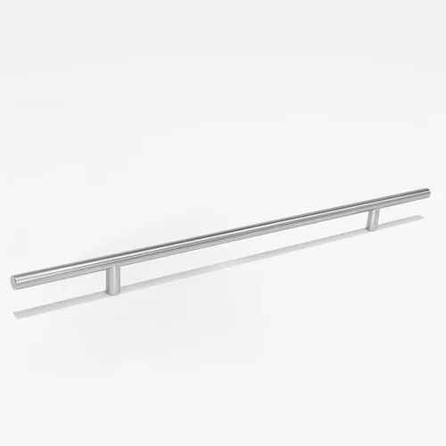 woplus T Stangengriff Türgriff Möbel Griffen Griffe Schrankgriffe Silber Stück Schrank Schublade Türgriff Stangengriff Lochabstand - 290 mm Edelstahl (10 Stück)