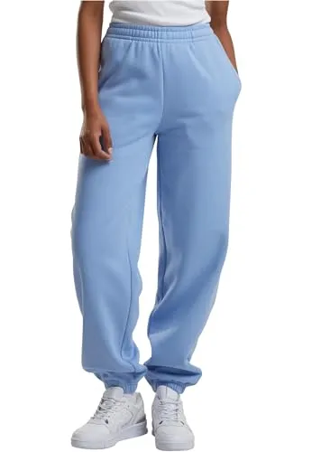 Urban Classics Ladies Fluffy Sweatpants PowderBlue, XXL von Urban Classics