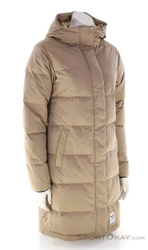 Kari Traa Damen Kyte Parka (Größe L, beige) - Stylischer langer Daunenmantel für kalte Tage in der Stadt - perfekt für trendbewusste Damen, die Wert auf Wärme und Mode legen.