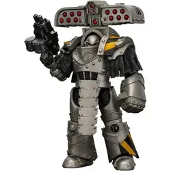 Joy Toy Warhammer The Horus Heresy Actionfigur 1/18 Iron Warriors Tyrant Siege Master - Detailreiche, bewegliche Actionfigur für das Tabletop-Spiel 'Warhammer The Horus Heresy'. Ca. 14 cm groß, inklusive Zubehör für spannende Spielmomente.