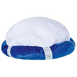 Kinder-Turban, blau/weiß von buttinette