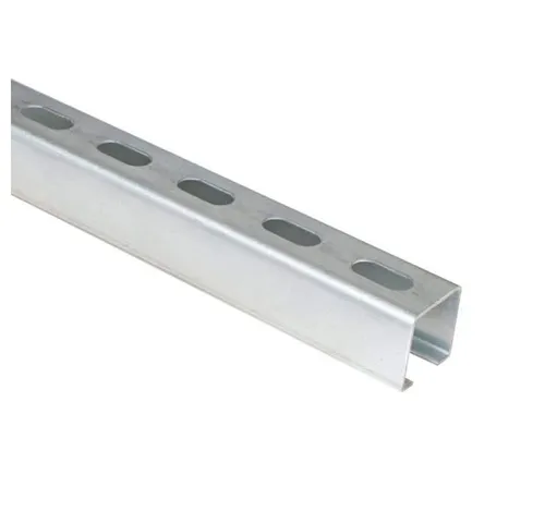 Fixotec Armaturen-Befestigungselement, 2 Stück - Montageschiene Profil 38/40 2.000mm Stärke 2,00mm verzinkt