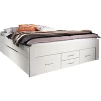 rauch Bett Scala mit Schubkästen, weiß