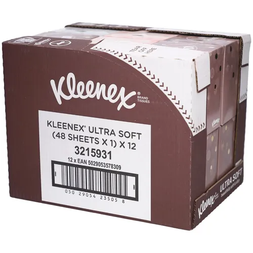 Produktbild Kleenex Ultra Soft Kosmetiktücher-Box – Extra weiche Taschentücher