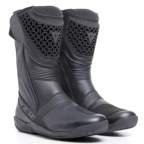 Dainese Fulcrum 3 Gore Tex Boots – Wasserdichte Motorradstiefel in Schwarz, Gr. 46 EU - Motorradstiefel mit hohem Schaft und Gore-Tex-Technologie für beste Wasserdichtigkeit und Komfort bei allen Wetterbedingungen.