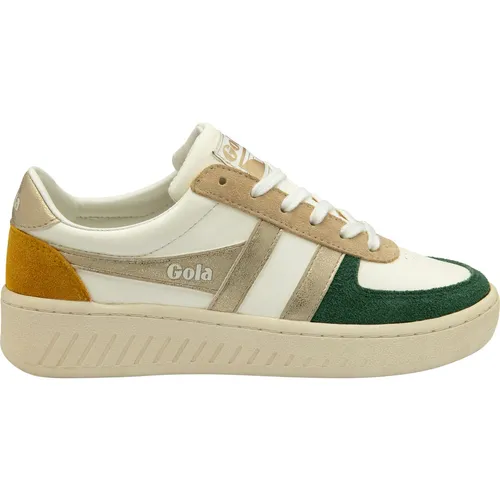 Gola Grandslam Quadrant Sneaker für Damen - Freizeitschuhe & Sneaker für Damen mit glamouröser Farbpalette und leichter Sohle für hohen Tragekomfort – perfekt für modebewusste Frauen!