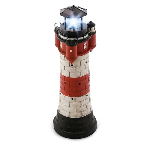 Raburg Solar Leuchtturm Roter Sand 50 cm