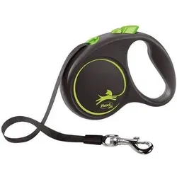 FLEXI Black Design Green Lanyard L - 5m bis 50kg - Band von flexi