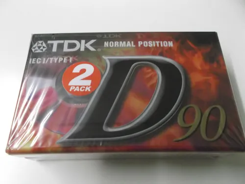- TDK D90 FOR CD - TYPE I NORMAL POSITION AUDIO LEERKASSETTEN 2-PACK - NEU 69479