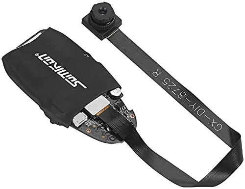 Somikon Mobile Full-HD-Knopf-Sicherheitskamera - Überwachungskamera mit Akku und integriertem Mikrofon, ideal für diskrete Überwachung im Innenbereich. Maximale Auflösung von 1920x1080 für klare Aufnahmen.