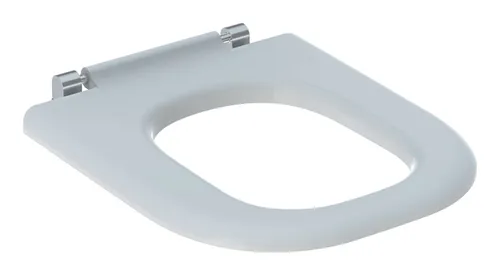 Geberit Renova Comfort WC-Sitzring eckig - Weiß - Modernes Design für WCs, sorgt für hohen Sitzkomfort und einfache Reinigung.