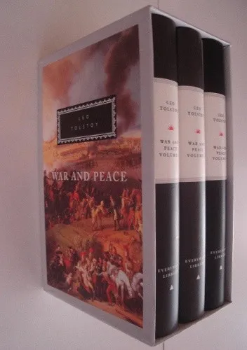 War And Peace: 3 vols (Everyman's Library CLASSICS) by Leo Tolstoy [Hardback]