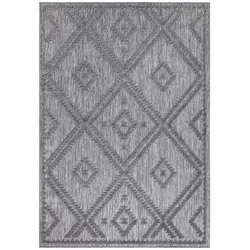 Wetterfester In-& Outdoor Teppich 280x380 cm in grau von Carpet City