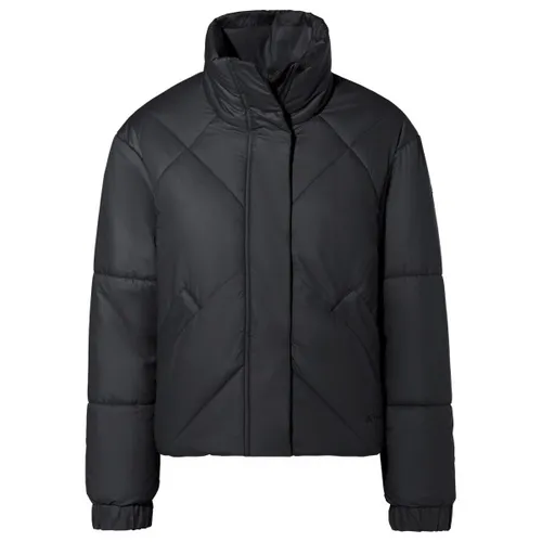 Vaude Women's Najun Padded Jacket - Isolierende Kunstfaserjacke in Schwarz/Grau - Funktionsjacke für Damen, isolierend mit PrimaLoft-Technologie, ideal für kalte Tage. Hergestellt aus 100% recyceltem Polyester und DWR-imprägniert für zusätzlichen Schutz.