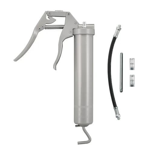 Einhand Fettpresse mit 2-fach Zubehör für 400g Kartusche 500 cm³ PRESSOL 12254