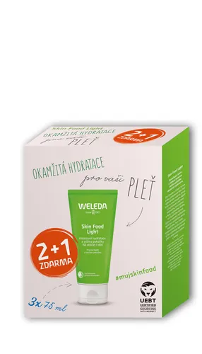 Weleda Skin Food Geschenkset - Intensive Hautpflege - Entdecken Sie das Weleda Skin Food Geschenkset mit 3 x 75 ml feuchtigkeitsspendender Creme. Ideal für intensive Pflege, zieht schnell ein und nährt die Haut langanhaltend. Perfekt für trockene Haut und tägliche Anwendung.