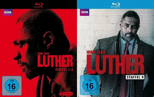 LUTHER DIE KOMPLETTEN STAFFELN Season 1 2 3 4 TV-SERIE 5 Blu-Ray BOX Collection