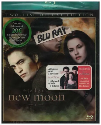 DOUBLE BLU RAY Kristen Stewart The Twilight Saga: New Moon ITALIAN / ENGLISH