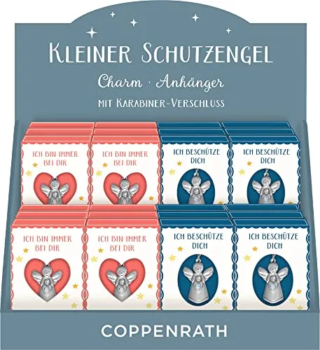 Schmuckanhänger - Kleiner Schutzengel: Immer bei dir, wo du auch bist - Charms, kleiner Schutzengel-Anhänger aus hochwertigem Material, perfekt als Geschenk für geliebte Menschen.