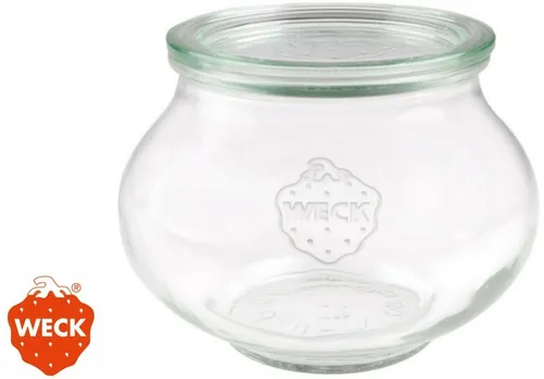  Stück  Weckgläser Schmuckglas WECK® 1000 ml Einkochgläser Rundrandglas   748 4
