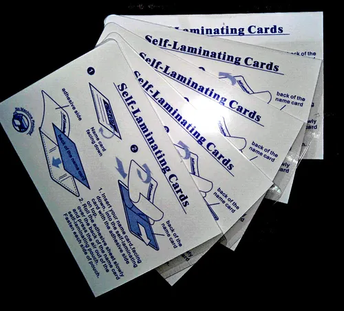 Siegel-Taschen / Kalt-Laminierfolien 