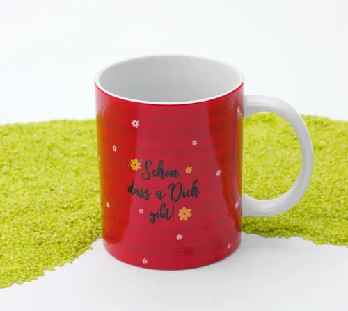 sheepworld Becher Henkelbecher Porzellan Zaubertasse Schwesterherz 350 ml