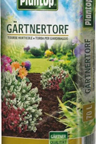 Plantop Gärtnertorf 70l - Blumenerde, ideal für alle Bodenarten, schützt vor Verkrustung und Austrocknung, ganzjährig anwendbar für gesunde Pflanzen.