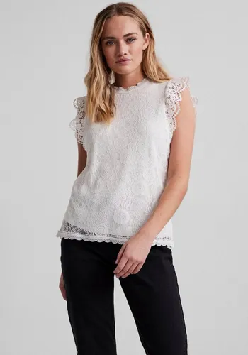 PIECES Damen PColline SL Lace Top Noos BC von PIECES