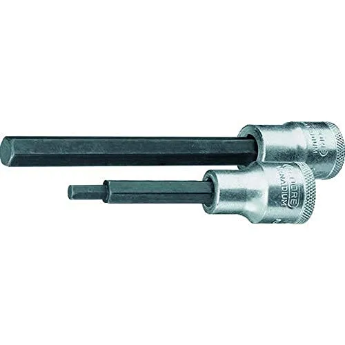 GEDORE Schraubendrehereinsatz 1/2 Zoll 140 mm Innen-6-kant 9 mm, 1 Stück, IN 19 L 9-140