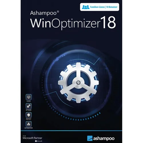 Produktbild Markt + Technik WinOptimizer 18 (10 User, 1 Geräte/User, unbegrenzt) (74552)