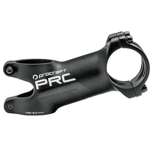 Procraft Vorbau PRC ST2 17° / 70 mm Schwarz - ultraleichter Fahrradlenker Vorbau - Der Procraft Vorbau PRC ST2 17° / 70 mm überzeugt durch sein geringes Gewicht und hohe Steifigkeit. Ideal für sportliche Fahrer, die maximale Kontrolle und Präzision suchen – perfekt für Rennrad- und Gravel-Einsätze.