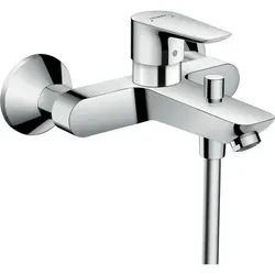 hansgrohe Talis E Wannenarmatur 71740000 - Aufputz, chrom - Armaturen - Hochwertige Wannenarmatur mit normalem Strahl, ideal für Durchlauferhitzer, sorgt für einen optimalen Wasserfluss von 22 l/min.