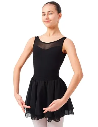 tanzmuster Schlupfrock Ballettrock Elli aus Chiffon zum Reinschlüpfen fürs Kinder Ballett