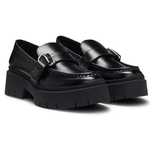 HUGO Kris NewLoafer BROM in schwarz von HUGO BOSS