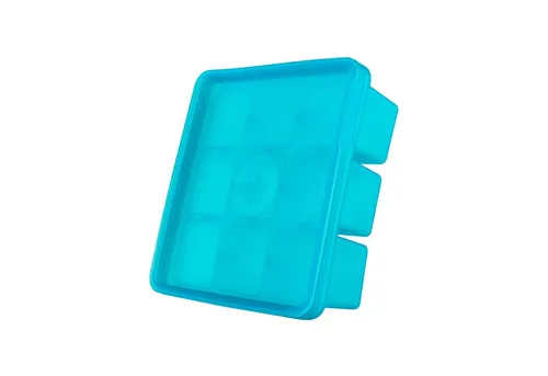 Kochblume Eiswürfelform Würfel L, mit Deckel in türkis von Kochblume