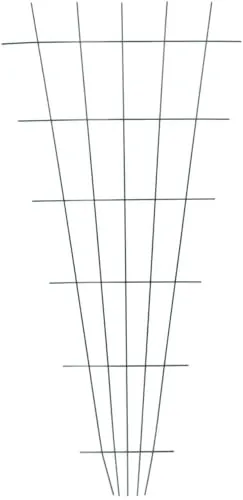 TrendLine Rosenspalier grün 150 x 75 cm Spaliere