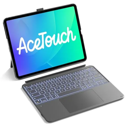 Inateck Tastatur Hülle für iPad Air 13 Zoll & iPad Pro 12.9 Zoll