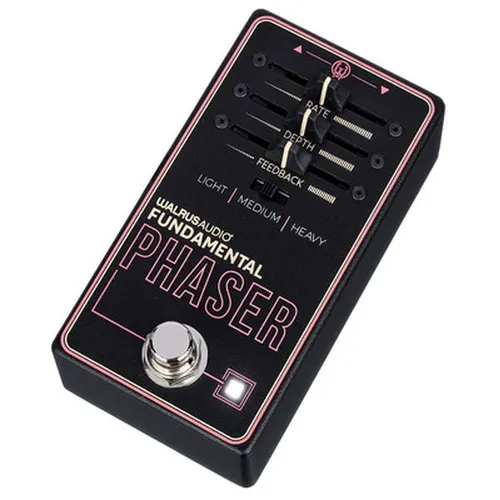Walrus Audio Fundamental Phaser - Phaser Effektpedal mit 3 Modi für vielseitige Klänge; ideal für Musiker, die analoge Sounds digital erleben wollen.