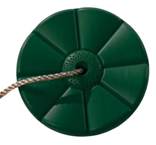 Schaukel Blume Schaukelrad Schaukelteller Spielplatz Schaukelsitz Anti-Rutsch-Kunststoff (Grün)