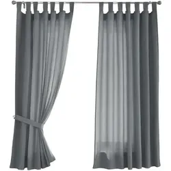 Gardinenbox Vorhang, Grau, Textil, 140x175 cm, Oeko-Tex® Standard 100, Wohntextilien, Gardinen & Vorhänge, Fertiggardinen, Schlaufenschals