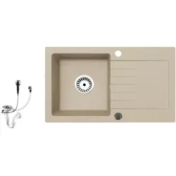 Produktbild Faizee Möbel Granitspüle Athena 76x44 cm