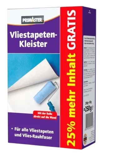 Primaster Kleister Vliestapete Tapeten Vinyltapeten Textiltapeten Gewebtapeten