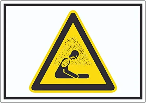 Achtung Erstickungsgefahr Symbol Aufkleber A3 (297x420mm)