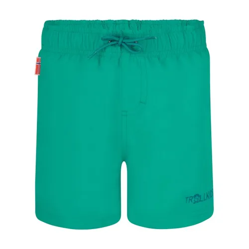 Trollkids - Kid's Balestrand Shorts - Badehose Gr 140 türkis
