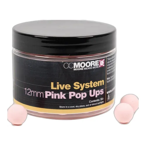  CC Moore Live System Pink Pop Ups 12mm - 30g Boilies 316,33€/1kg