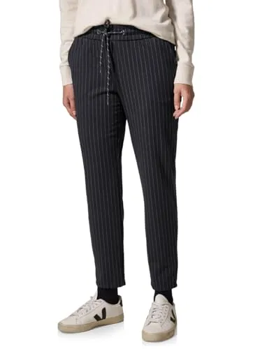 CECIL Hose im Nadelstreifen-Look - Damen-Hosen im Casual Fit mit Mid Waist und Slim Legs, perfekter Sitz durch Stretchanteil und praktische seitliche Taschen für den Alltag.