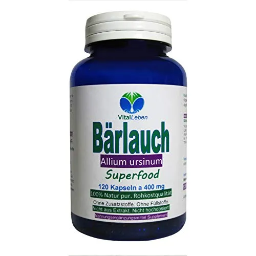 WILDER Frischblatt BÄRLAUCH 120 Kapseln reines Bärlauchkraut 